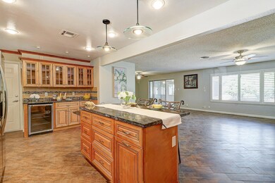 Kitchen View into Great Room