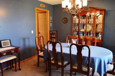 Elegant formal dining room.