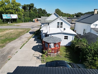 View from above of property