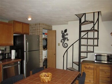 There's the full size stack washer and dryer! Let'