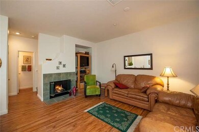 Nice size living area with fireplace!  The niche i