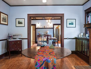The pocket doors are a lovely period touch.