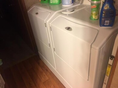 washer and dryer combo remains