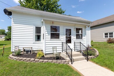 Exterior front with enclosed porch