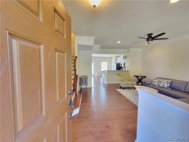 Foyer and Family Room