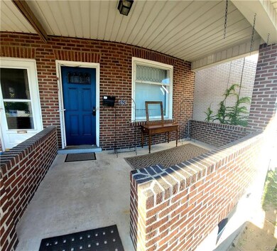 Large Covered front porch