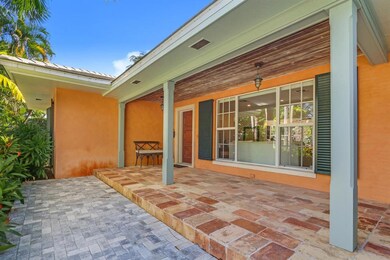 Spacious covered porch
