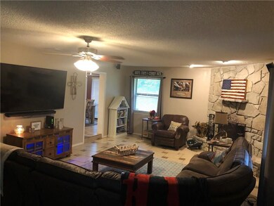 Another view of living room from the back door.