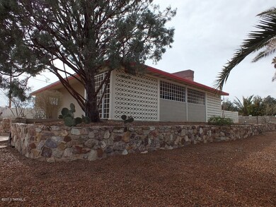 View of home's north wall