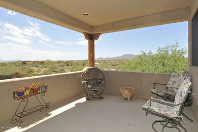 Balcony off loft area