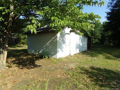 Detached storage in back yard