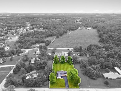 The lot size is .83 acres.