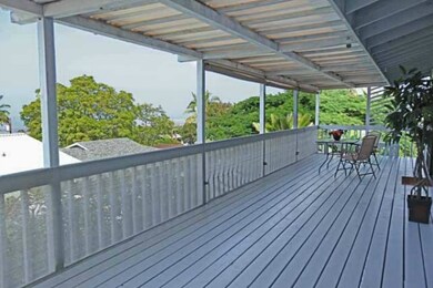 Huge lanai allows for great gatherings and fun times, along with super breezes and a water view.