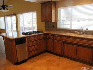 Gourmet kitchen overlooking the water.