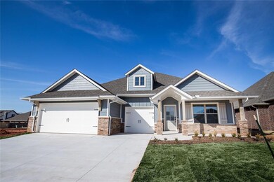 Craftsman inspired home with covered porch and a f