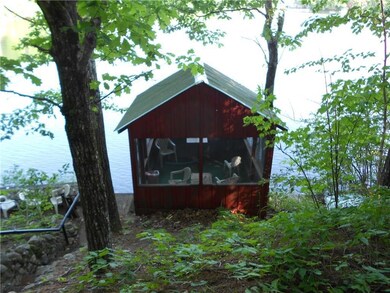The screen house on the waters edge.