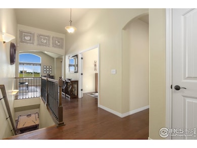 Grand entry with tall ceilings
