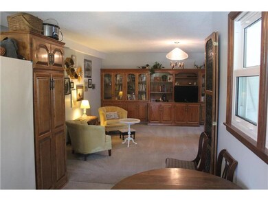 View of the family room from the dining area.