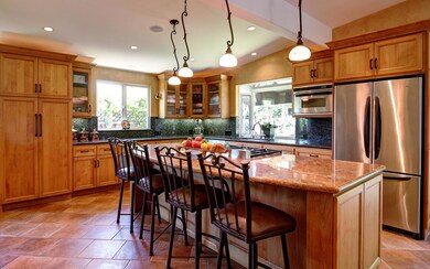 Kitchen with stainless appliances