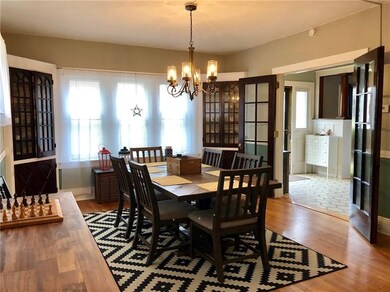 Dining Room with built-in China Closets