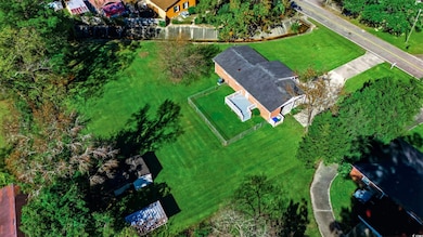 Aerial overview of property's location