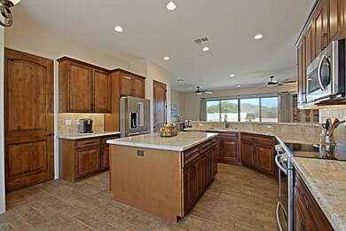 Kitchen with custom cabinets