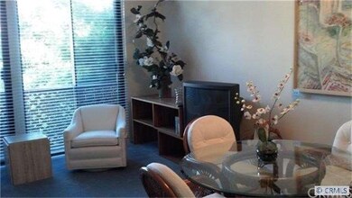 Living room and dining area