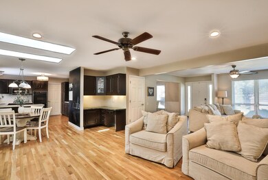 Radiant Family Room intermingles with the Living Room and Breakfast Room creating one big beautiful room.