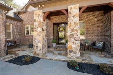 Gorgeous columns on front porch