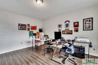 dining room used as office