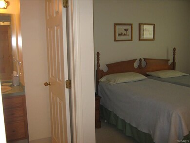 A glimpse of the en-suite bath, which is one of tw