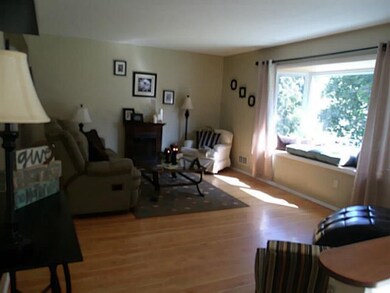 Living Room Gorgeous hardwood floors throughout