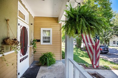 Covered front porch
