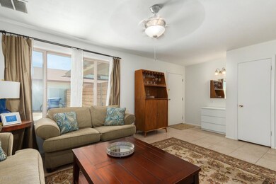 living room looking at front door
