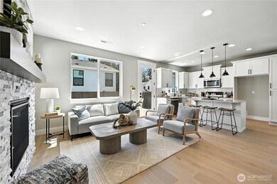 Great Room  Photos of sold home on Lot 8