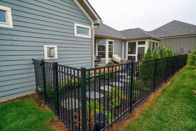 Fenced yard
