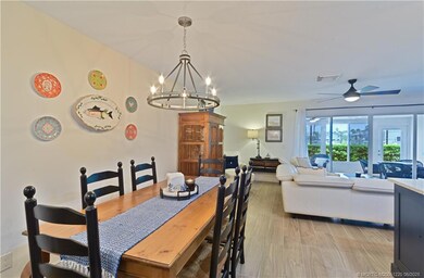 Separate large dining area