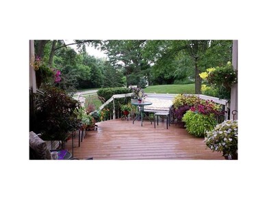 Deck. Gorgeous private deck overlooking  wooded ar