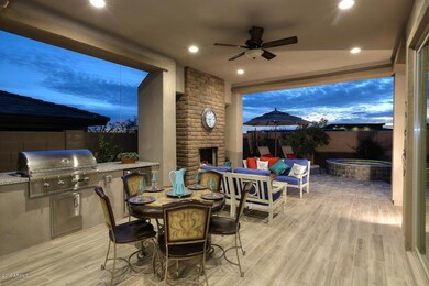 Night-Covered Patio-BBQ Grill