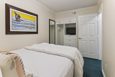 plenty of storage in bedroom, along with direct ac