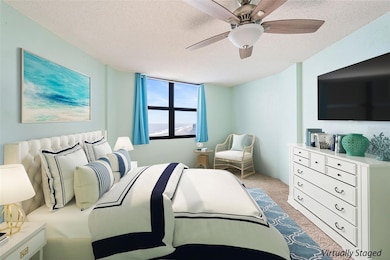 Primary Suite virtually staged to showcase the potential.