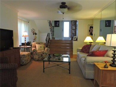 Living Room, looking from back to front into foyer