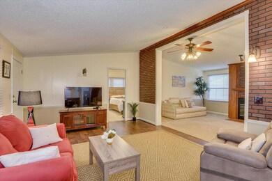 Living room and Family room from dining