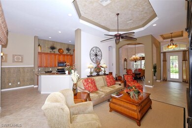 Very open floor plan with foyer, formal dining, gr