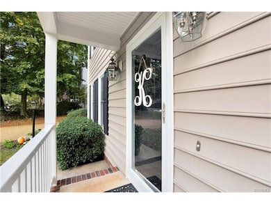 Step up to your front door - Notice that the sidin