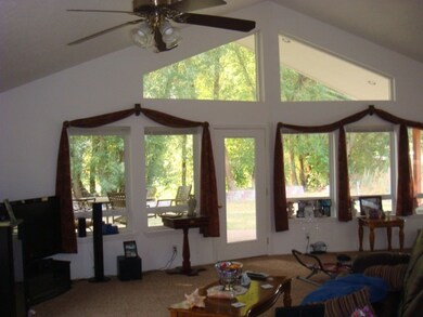 front room looking out at creek