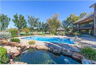 Backyard is a resort setting