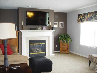 Family Room. BEAUTIFUL FAMILY ROOM OPENS TO THE BREAKFAST ROOM AND KITCHEN. OVERLOOKS THE BACKYARD AND DECK. NOTE THE GAS FIREPLACE