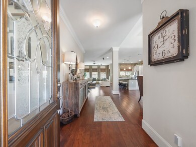 As you step inside, you are greeted by a serene at