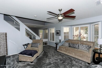 Family Room w/Plantation Shutters